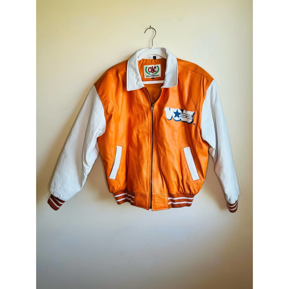 Vintage 1995 Tennessee volunteers football leather jacket